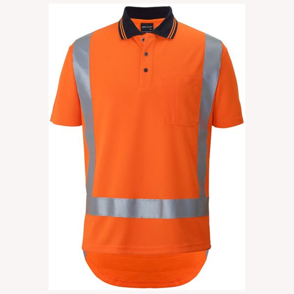 Hi Vis (D+N) S/S Non Cuff TTMC-W17 Traditional Polo Thumbnail