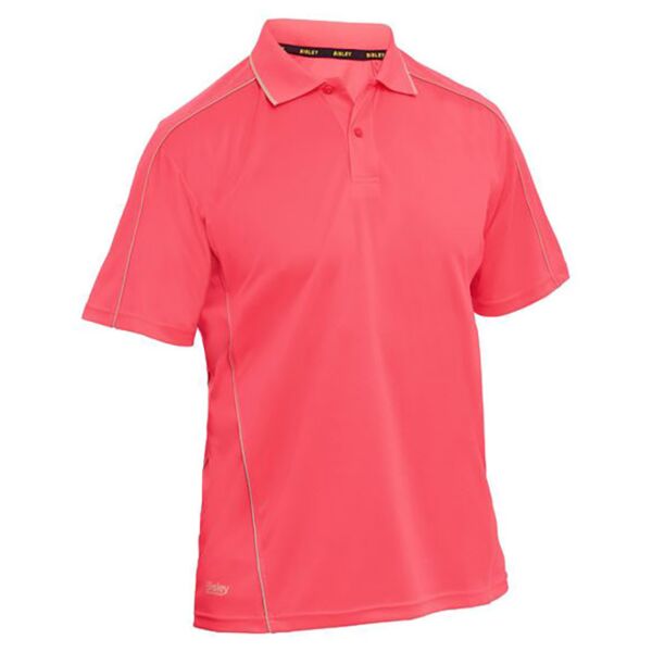 Cool Mesh Polo w/ Reflective Piping Thumbnail