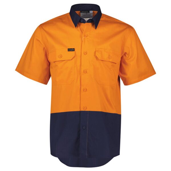 Mens Hi Vis Short Sleeve Shirt Thumbnail
