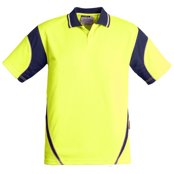Mens Hi Vis Aztec Polo - Short Sleeve Thumbnail