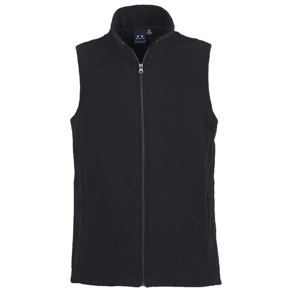Ladies Plain Micro Fleece Vest Thumbnail